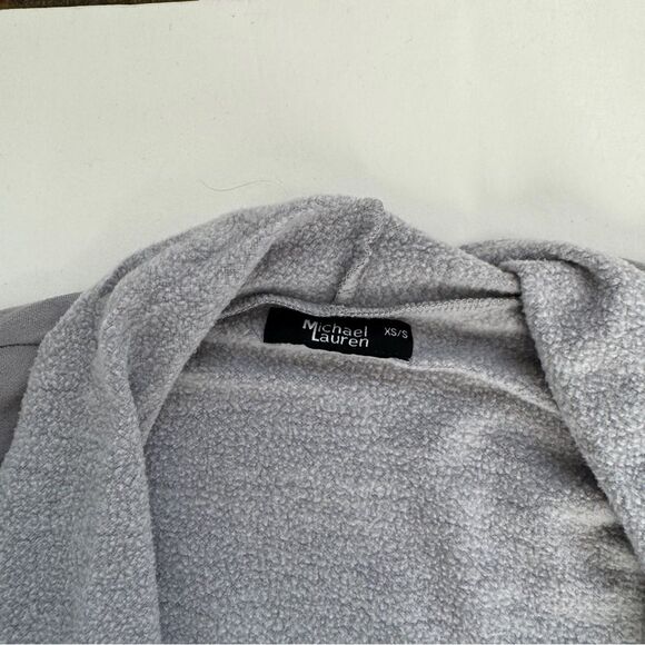 Michael Lauren Grey Open Front Cardigan Size X-Small/Small NWOT - Picture 3 of 7